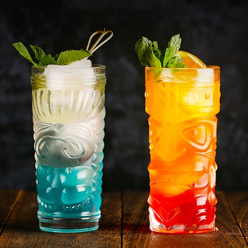 티키 칵테일 글라스 Tiki Cocktail Glass 티키(420ml) · 사자(410ml)