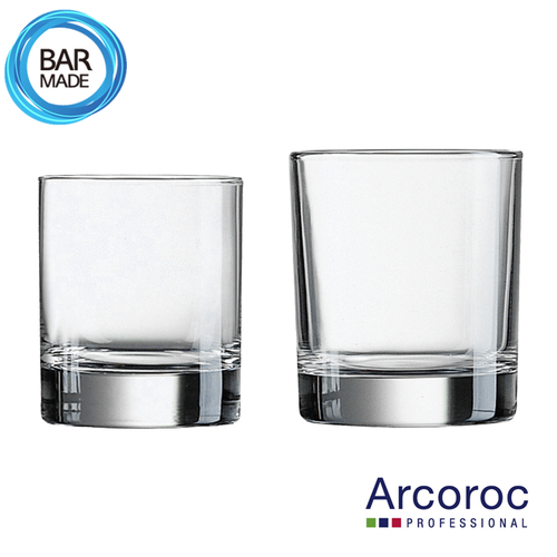 [ 조주기능사 올드패션드 글라스 ] 아코록 아이슬란드 온더락 잔 ARCOROC Islande Rock Glass 200ml / 300ml