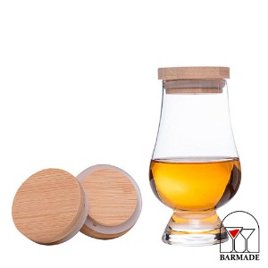 글랜캐런 스탠다드 글라스 전용 대나무 캡 Glencairn Whisky Glass Bamboo Cap (디자인 선택 불가 / 랜덤발송)