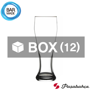 [ BOX - 12 EA ] 파사바체 바이젠 맥주 글라스 PASABAHCE Weizen Beer Glass 400ml [42126]