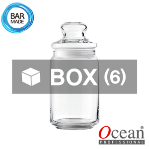 [ BOX - 6 EA ]오션 POP JAR 유리병 (유리뚜껑 포함) OCEAN POP JAR Glass Bottle 750ml